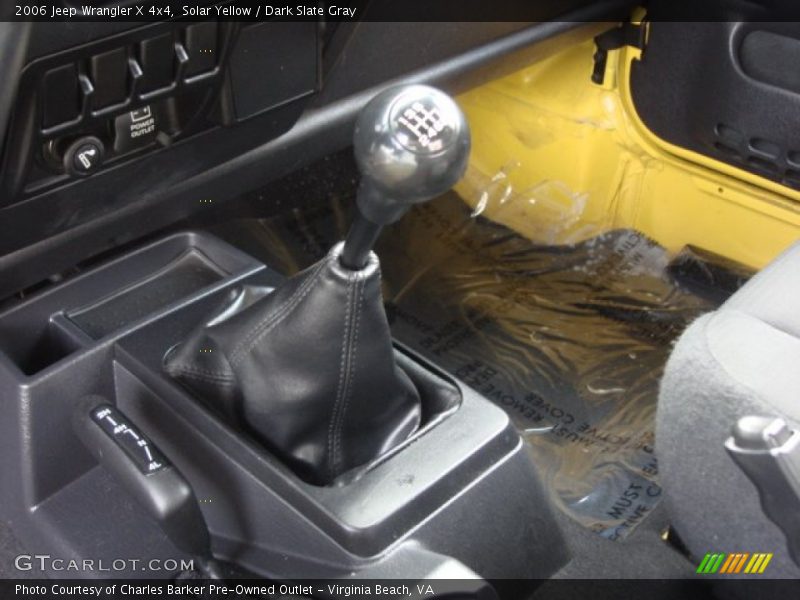 Solar Yellow / Dark Slate Gray 2006 Jeep Wrangler X 4x4