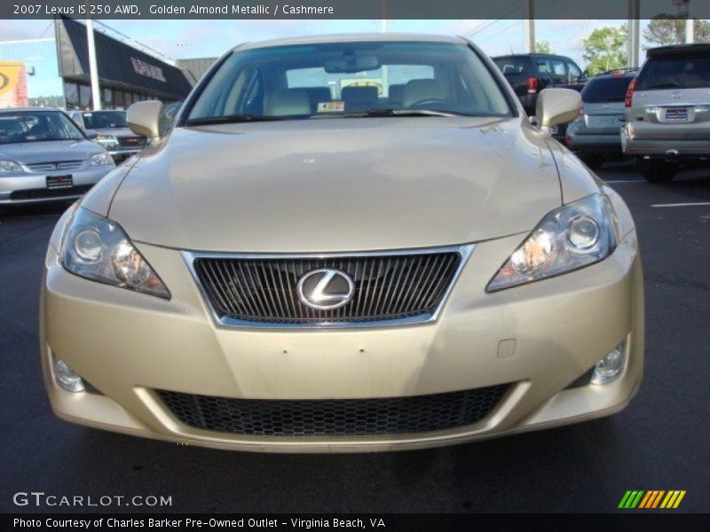 Golden Almond Metallic / Cashmere 2007 Lexus IS 250 AWD