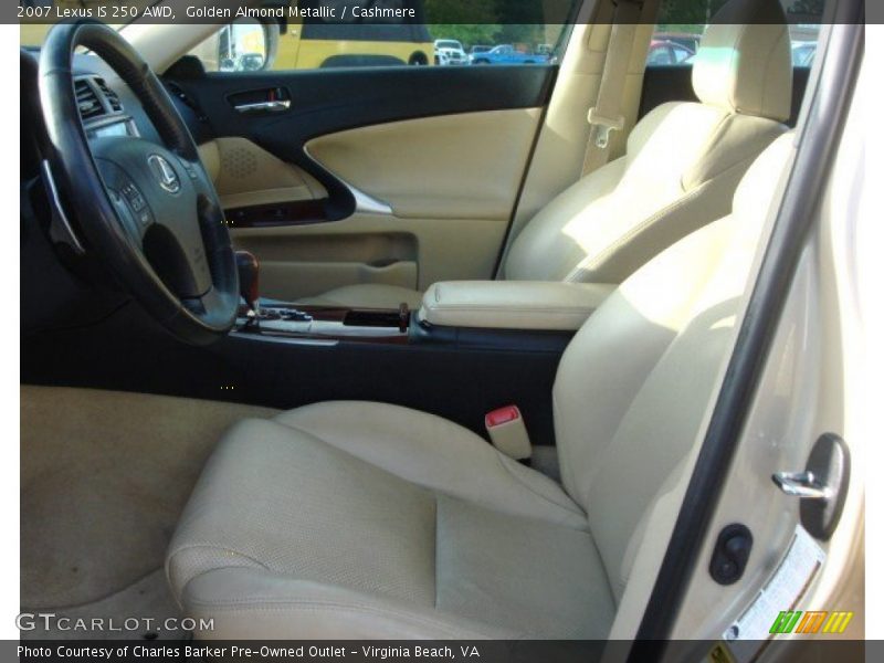 Golden Almond Metallic / Cashmere 2007 Lexus IS 250 AWD