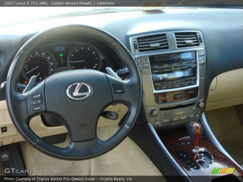 Golden Almond Metallic / Cashmere 2007 Lexus IS 250 AWD