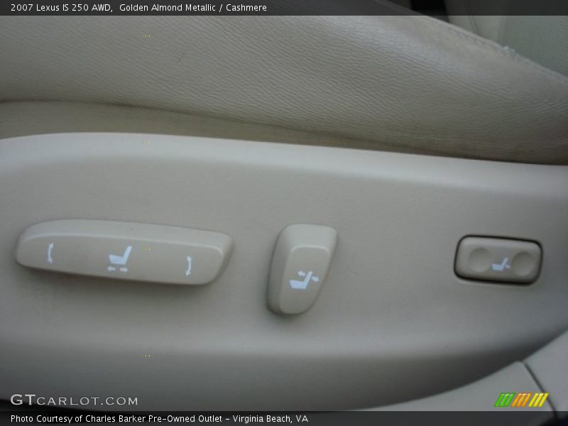 Golden Almond Metallic / Cashmere 2007 Lexus IS 250 AWD
