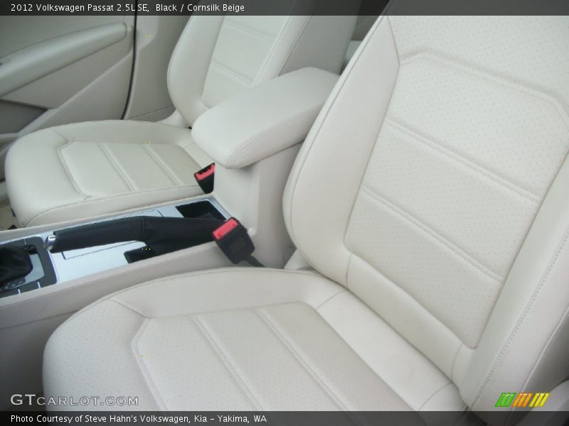 Black / Cornsilk Beige 2012 Volkswagen Passat 2.5L SE