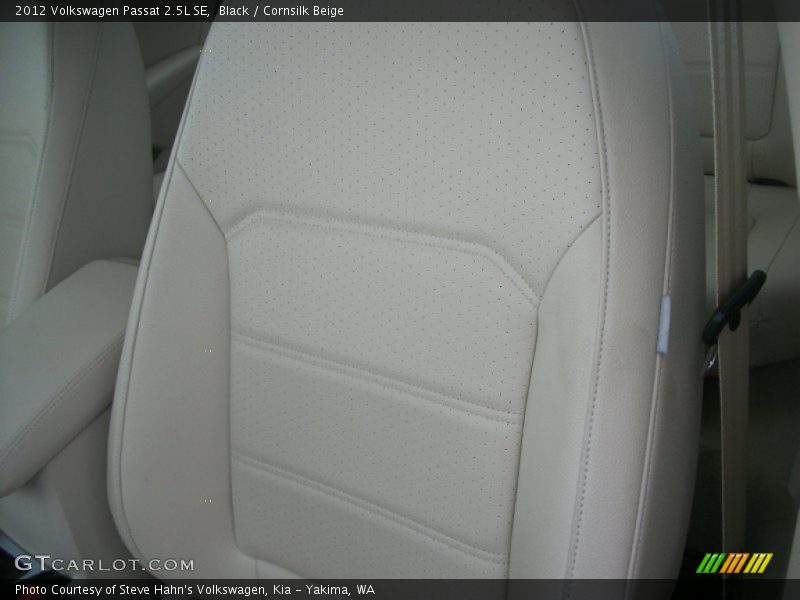 Black / Cornsilk Beige 2012 Volkswagen Passat 2.5L SE