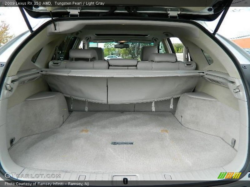 Tungsten Pearl / Light Gray 2009 Lexus RX 350 AWD