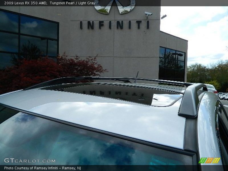 Tungsten Pearl / Light Gray 2009 Lexus RX 350 AWD