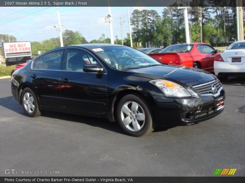 Super Black / Frost 2007 Nissan Altima 2.5 S