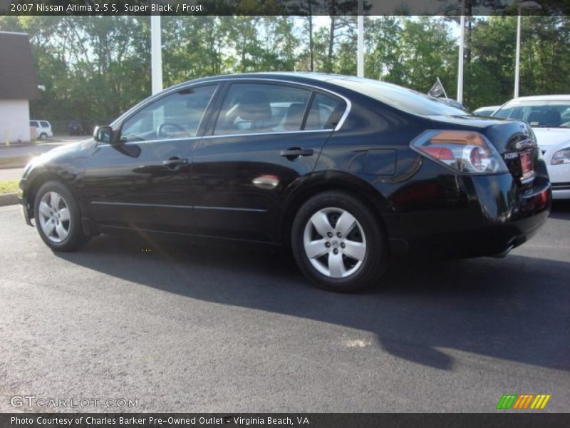 Super Black / Frost 2007 Nissan Altima 2.5 S