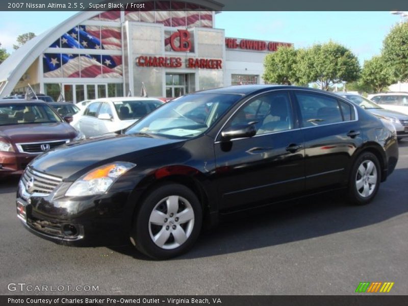 Super Black / Frost 2007 Nissan Altima 2.5 S