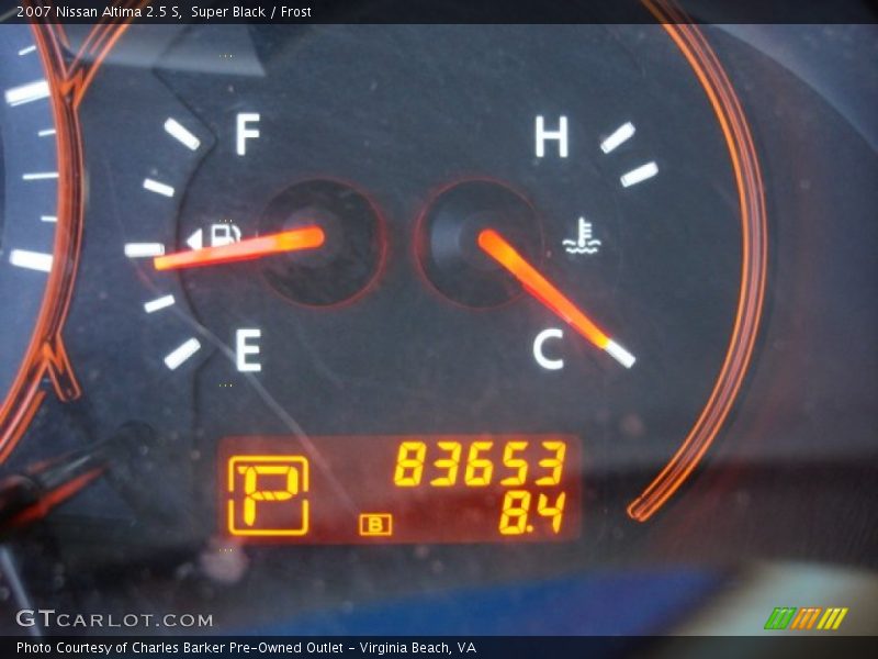 Super Black / Frost 2007 Nissan Altima 2.5 S