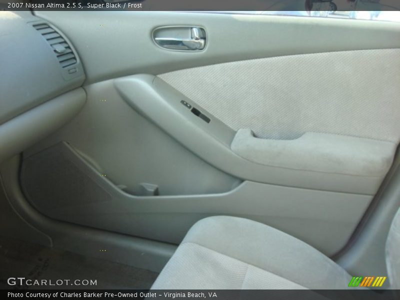 Super Black / Frost 2007 Nissan Altima 2.5 S