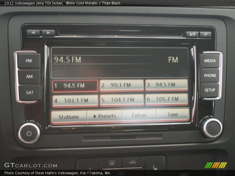 White Gold Metallic / Titan Black 2012 Volkswagen Jetta TDI Sedan