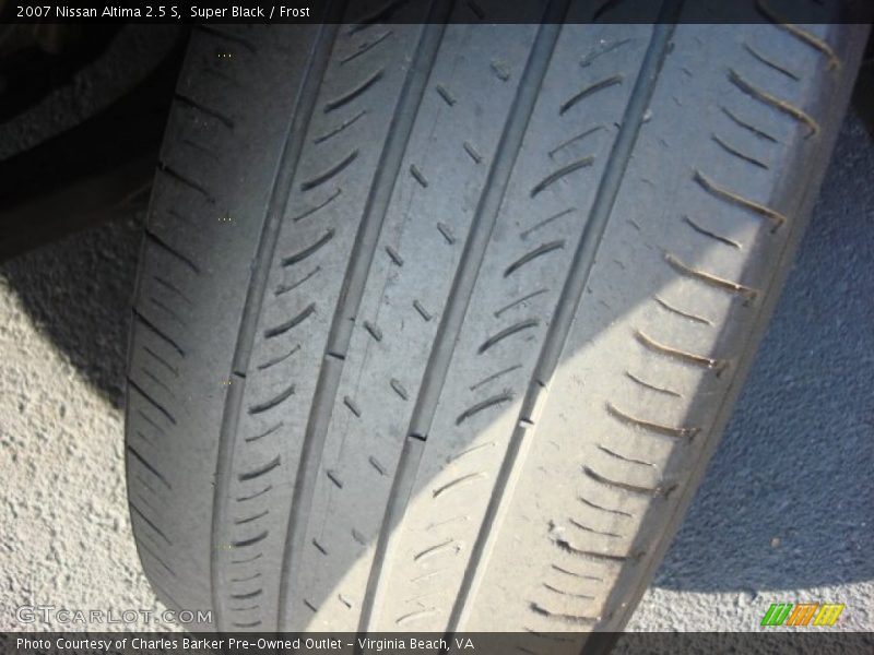 Super Black / Frost 2007 Nissan Altima 2.5 S