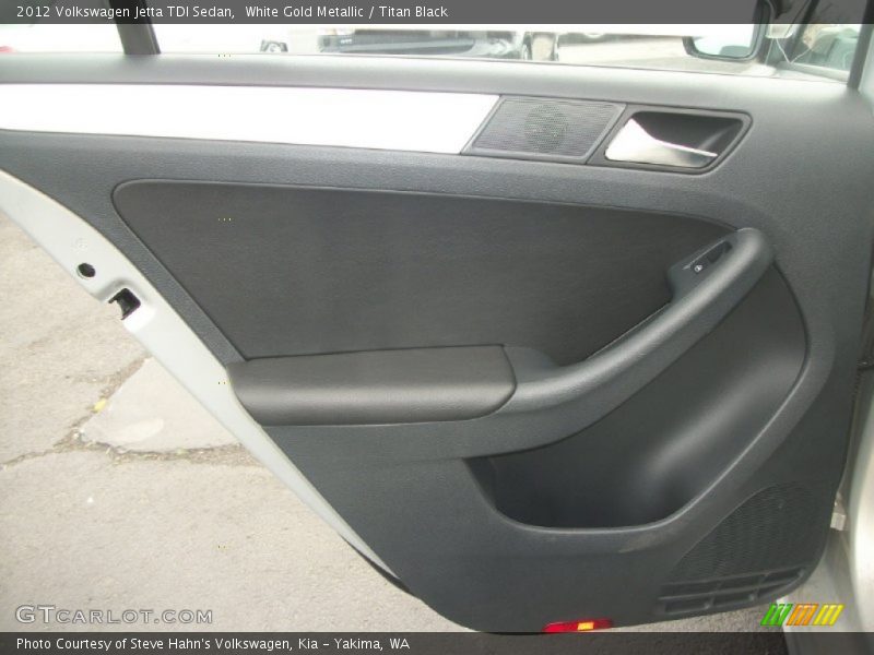 White Gold Metallic / Titan Black 2012 Volkswagen Jetta TDI Sedan
