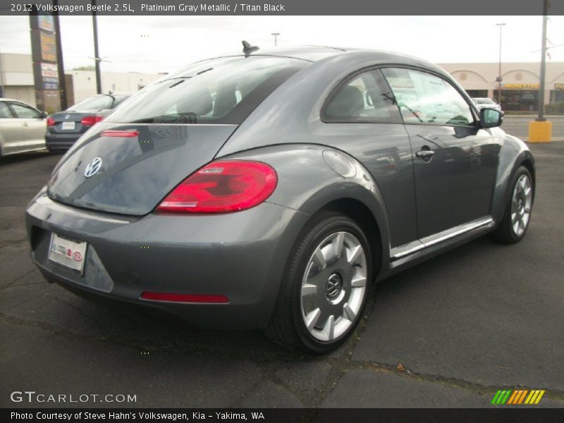 Platinum Gray Metallic / Titan Black 2012 Volkswagen Beetle 2.5L