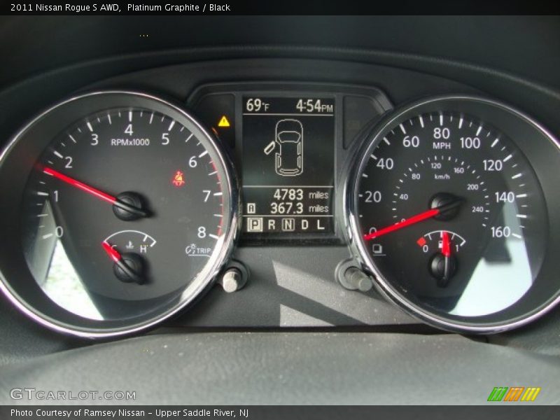 Platinum Graphite / Black 2011 Nissan Rogue S AWD