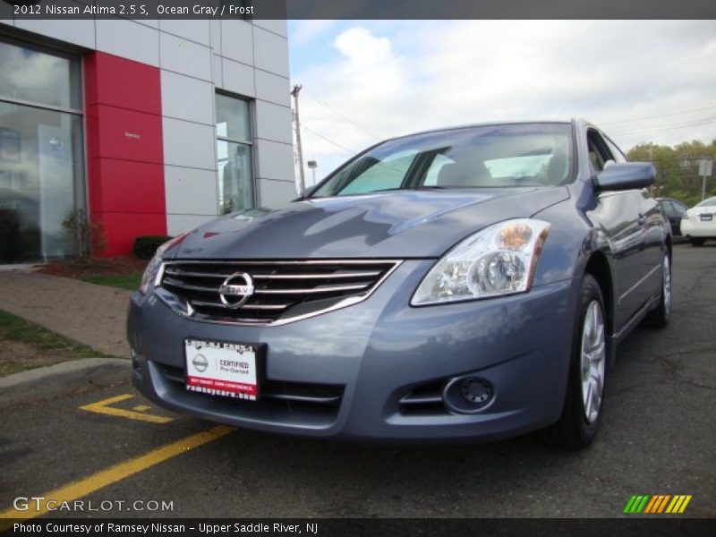 Ocean Gray / Frost 2012 Nissan Altima 2.5 S
