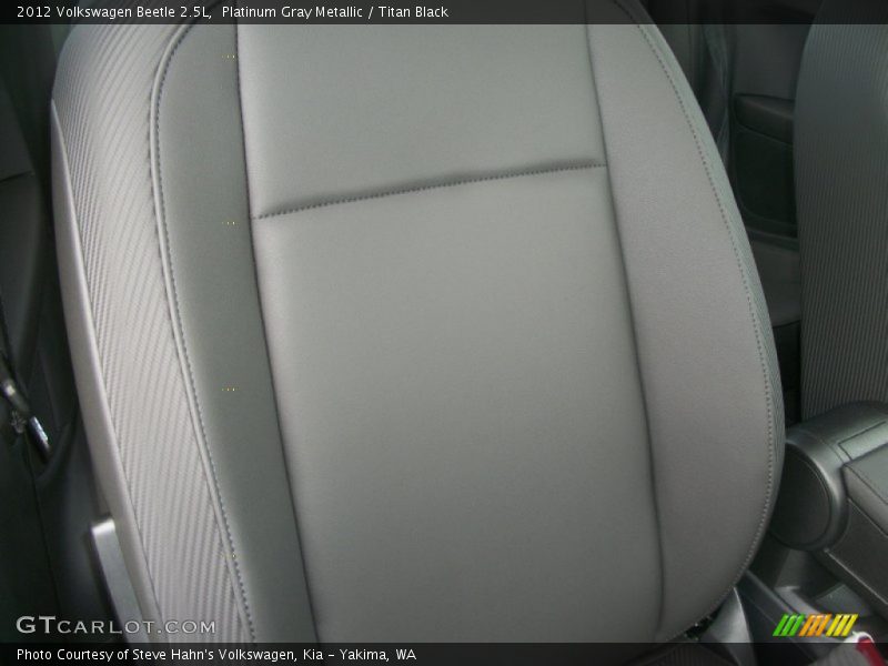 Platinum Gray Metallic / Titan Black 2012 Volkswagen Beetle 2.5L