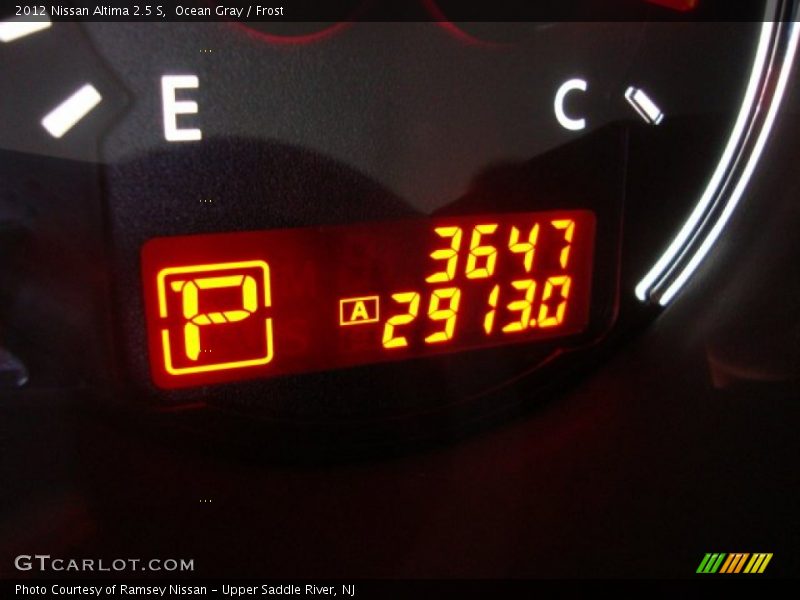 Ocean Gray / Frost 2012 Nissan Altima 2.5 S