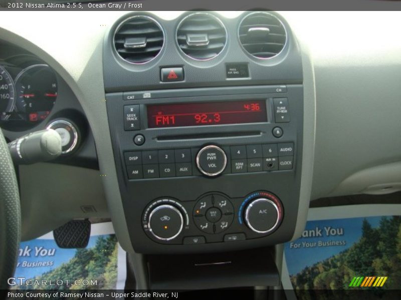 Ocean Gray / Frost 2012 Nissan Altima 2.5 S