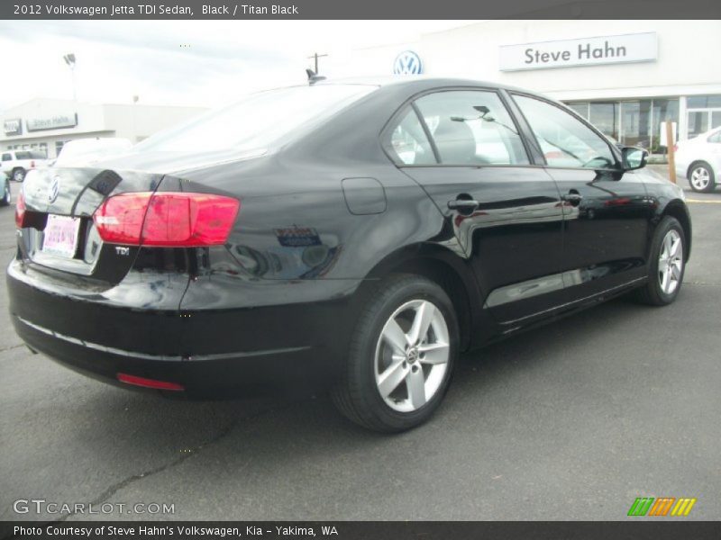 Black / Titan Black 2012 Volkswagen Jetta TDI Sedan