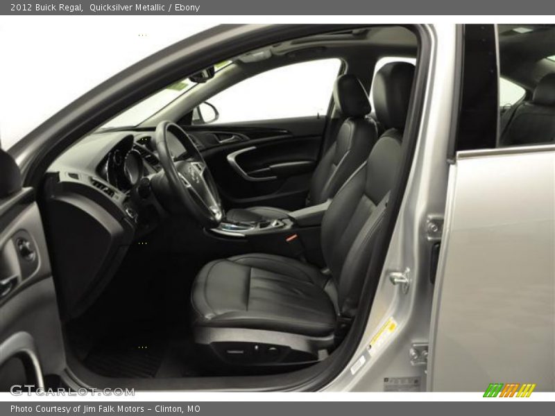 Quicksilver Metallic / Ebony 2012 Buick Regal