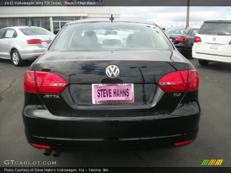 Black / Titan Black 2012 Volkswagen Jetta TDI Sedan