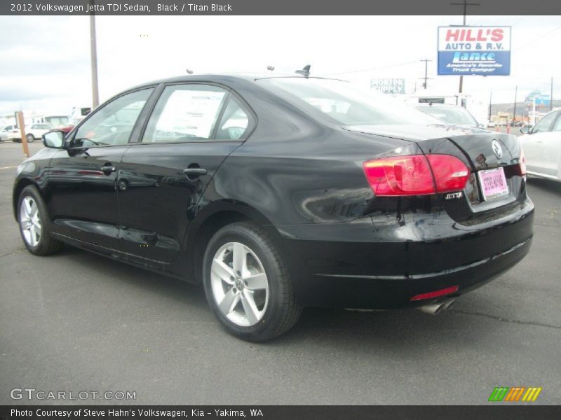 Black / Titan Black 2012 Volkswagen Jetta TDI Sedan