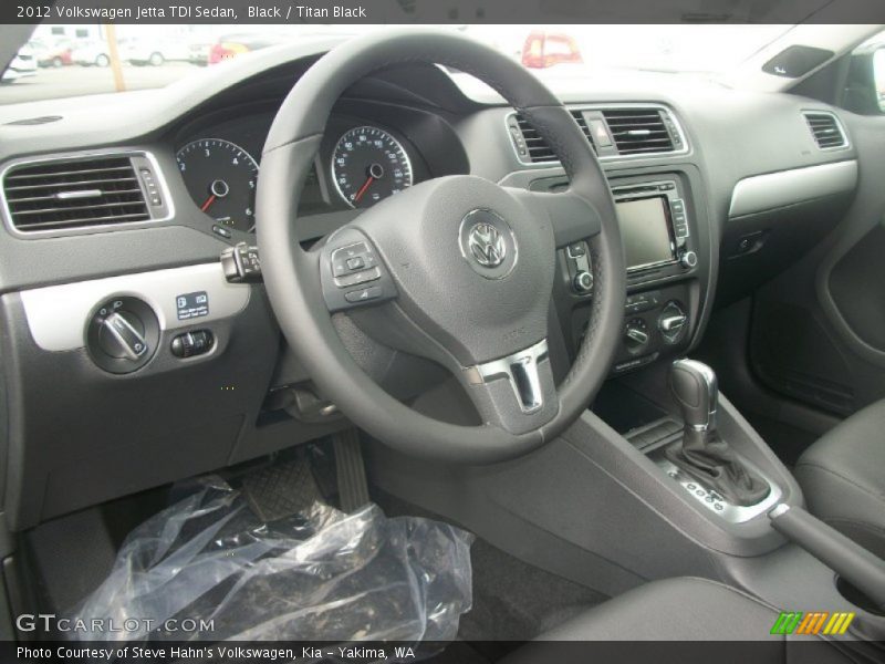 Black / Titan Black 2012 Volkswagen Jetta TDI Sedan