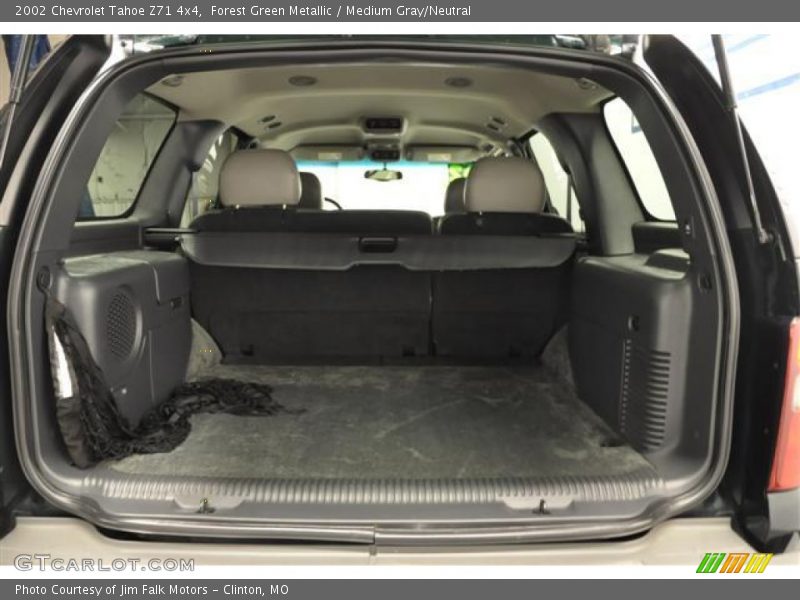 Forest Green Metallic / Medium Gray/Neutral 2002 Chevrolet Tahoe Z71 4x4