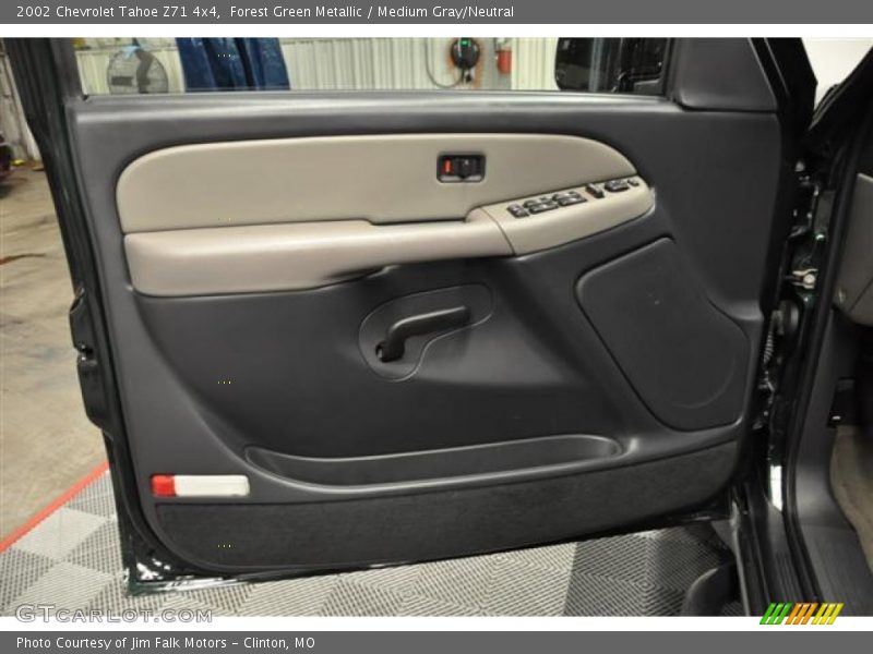Forest Green Metallic / Medium Gray/Neutral 2002 Chevrolet Tahoe Z71 4x4