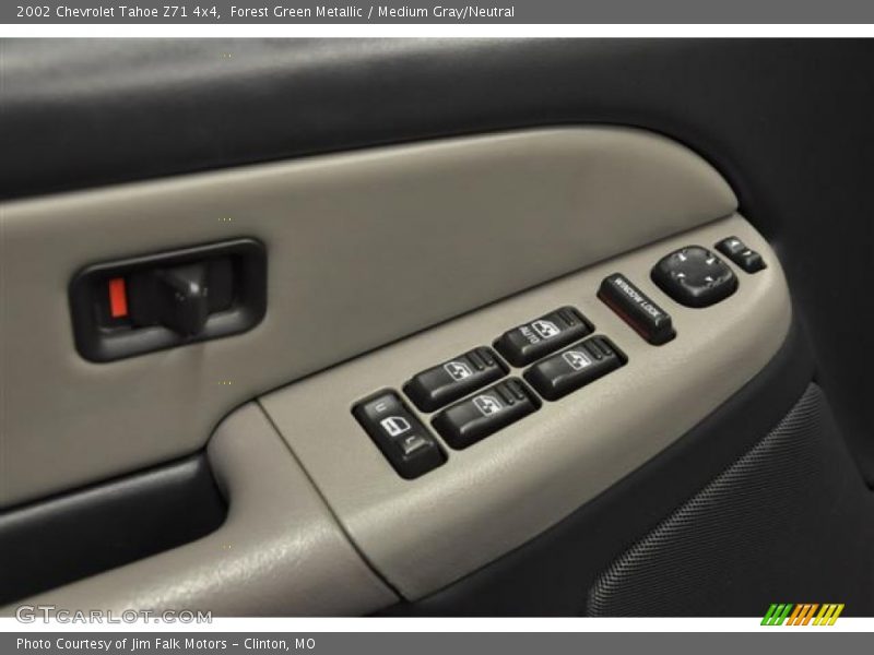 Forest Green Metallic / Medium Gray/Neutral 2002 Chevrolet Tahoe Z71 4x4