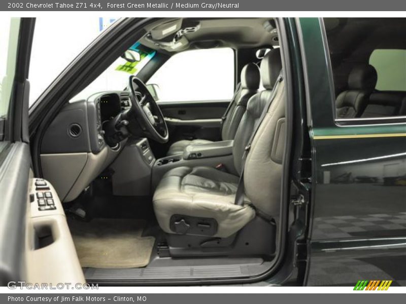 Forest Green Metallic / Medium Gray/Neutral 2002 Chevrolet Tahoe Z71 4x4