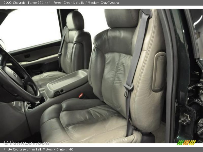 Forest Green Metallic / Medium Gray/Neutral 2002 Chevrolet Tahoe Z71 4x4