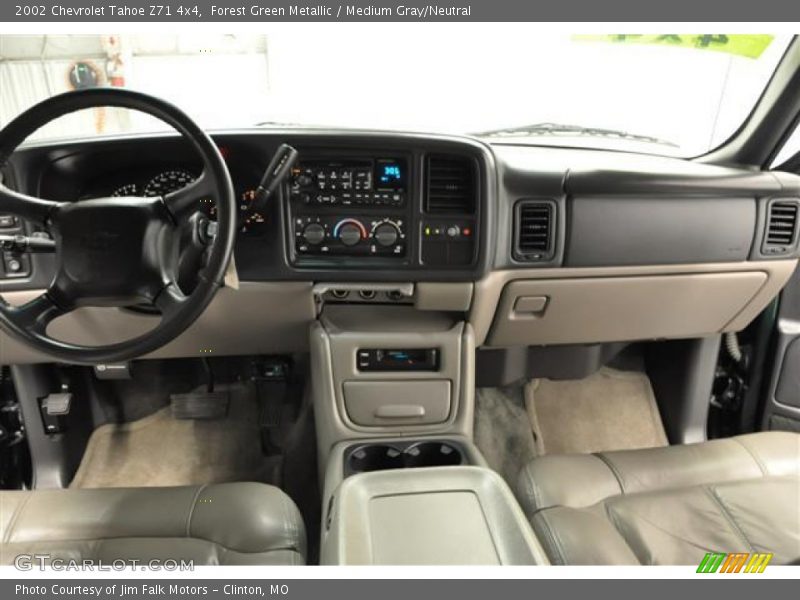 Forest Green Metallic / Medium Gray/Neutral 2002 Chevrolet Tahoe Z71 4x4