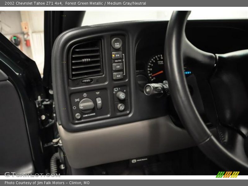 Forest Green Metallic / Medium Gray/Neutral 2002 Chevrolet Tahoe Z71 4x4