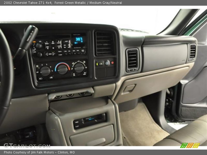 Forest Green Metallic / Medium Gray/Neutral 2002 Chevrolet Tahoe Z71 4x4