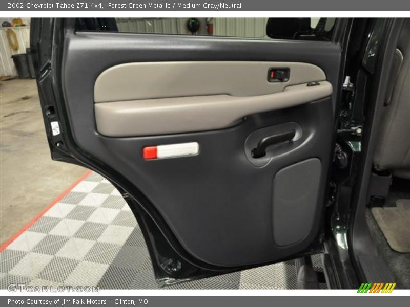 Forest Green Metallic / Medium Gray/Neutral 2002 Chevrolet Tahoe Z71 4x4