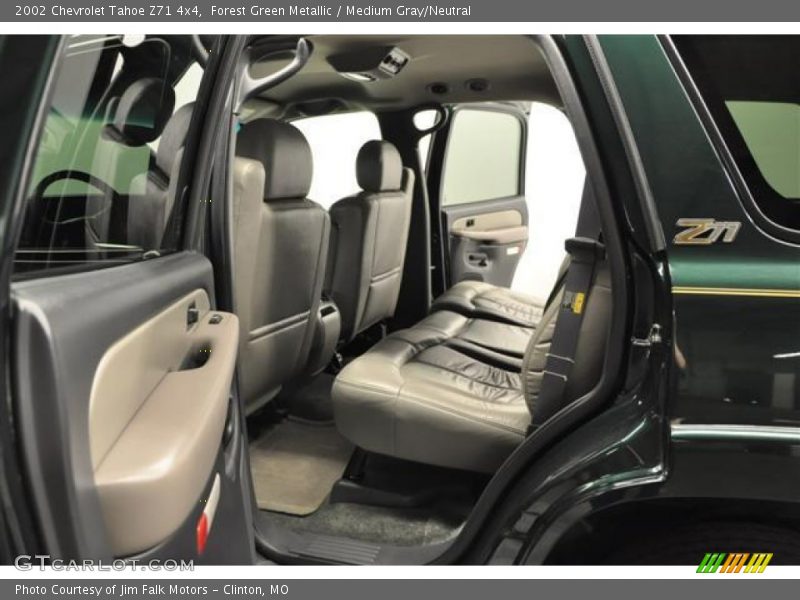 Forest Green Metallic / Medium Gray/Neutral 2002 Chevrolet Tahoe Z71 4x4