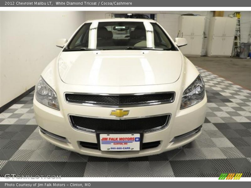 White Diamond Tricoat / Cocoa/Cashmere 2012 Chevrolet Malibu LT