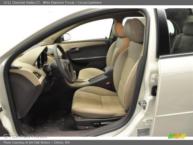 White Diamond Tricoat / Cocoa/Cashmere 2012 Chevrolet Malibu LT