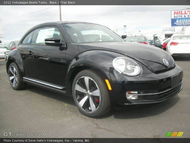 Black / Titan Black 2012 Volkswagen Beetle Turbo