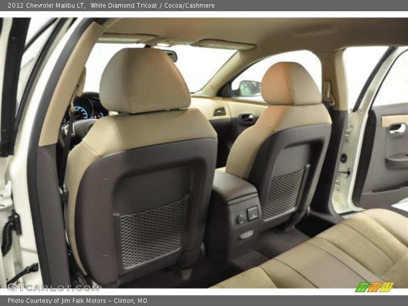 White Diamond Tricoat / Cocoa/Cashmere 2012 Chevrolet Malibu LT