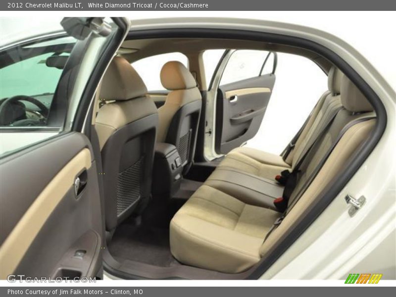 White Diamond Tricoat / Cocoa/Cashmere 2012 Chevrolet Malibu LT