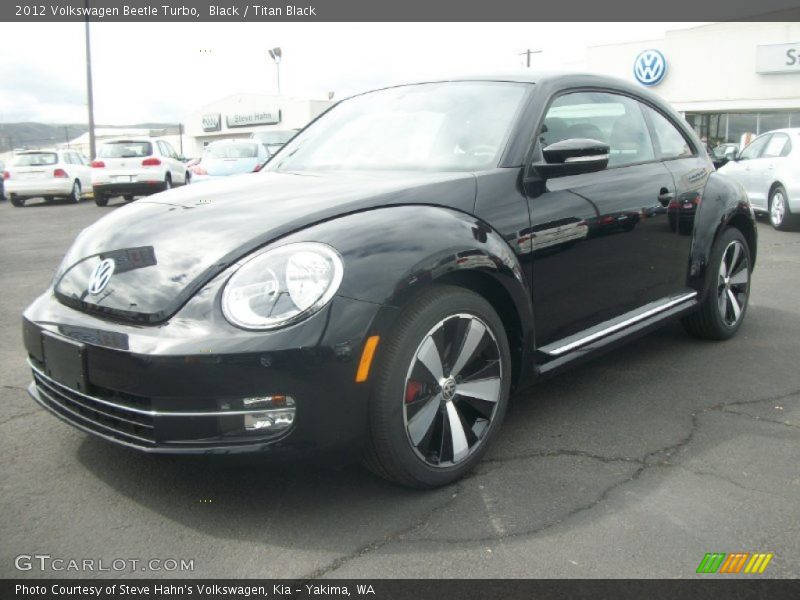 Black / Titan Black 2012 Volkswagen Beetle Turbo