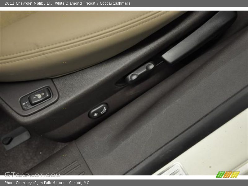 White Diamond Tricoat / Cocoa/Cashmere 2012 Chevrolet Malibu LT