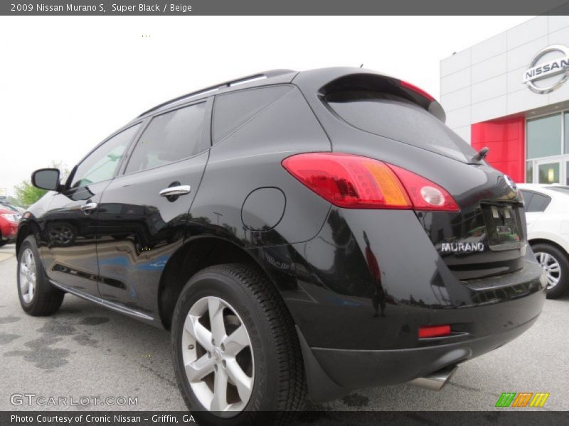 Super Black / Beige 2009 Nissan Murano S