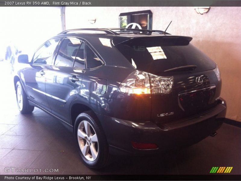 Flint Gray Mica / Black 2007 Lexus RX 350 AWD