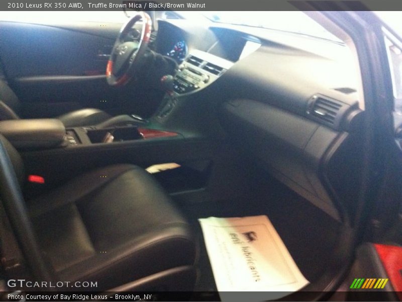 Truffle Brown Mica / Black/Brown Walnut 2010 Lexus RX 350 AWD