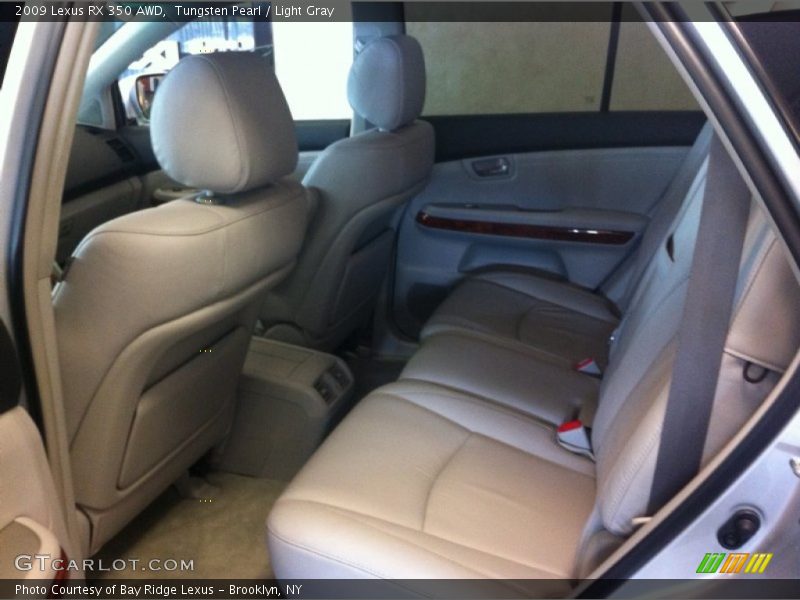 Tungsten Pearl / Light Gray 2009 Lexus RX 350 AWD