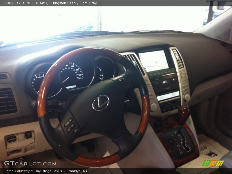 Tungsten Pearl / Light Gray 2009 Lexus RX 350 AWD